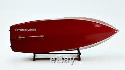 Gar Wood Speedster Miss Behave Handmade Wooden Classic Boat Model 32