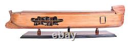 Genesis Noah's Ark Boat Model Open Hull Wooden Boat Model Replica
