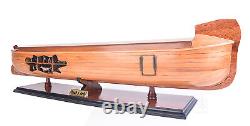 Genesis Noah's Ark Boat Model Open Hull Wooden Boat Model Replica