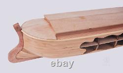 Genesis Noah's Ark Boat Model Open Hull Wooden Boat Model Replica