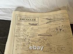 Gloucester Fishing Schooner Smuggler 1/4 Large Model Boat Ship OB Blue Jacket