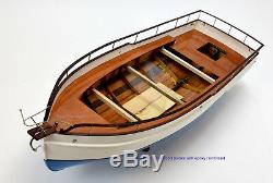 Grand Banks 32 Yacht Handmade Wooden Boat Model 38 RC Ready Top Quality