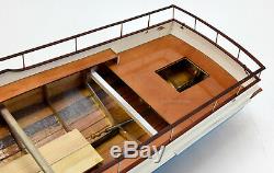 Grand Banks 32 Yacht Handmade Wooden Boat Model 38 RC Ready Top Quality