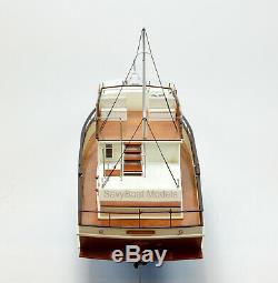 Grand Banks 42 Yacht Handmade Wooden Boat Model 38 RC Ready Top Quality