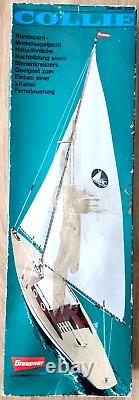 Graupner Collie Model Sailing Yacht Round Bilge Inland Water Cruiser for RC