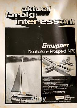 Graupner Collie Model Sailing Yacht Round Bilge Inland Water Cruiser for RC