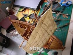 Greek Ancient Trade Boat Kyrenia 148 13.7'' 350mm Wood Model Ship Kit