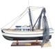 Gulf Shrimp Trawler Louisiana Work Boat Wooden Fishing Model 25 Assembled New