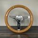Gussi Italia Boat Model 301 Steering Wheel With Wood Rim Chris Craft Logo