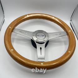 Gussi Italia Boat Model 301 Steering Wheel with Wood Rim Chris Craft Logo