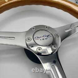 Gussi Italia Boat Model 301 Steering Wheel with Wood Rim Chris Craft Logo