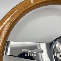 Gussi Italia Boat Model 301 Steering Wheel with Wood Rim Chris Craft Logo