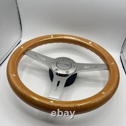 Gussi Italia Boat Model 301 Steering Wheel with Wood Rim Chris Craft Logo