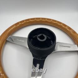 Gussi Italia Boat Model 301 Steering Wheel with Wood Rim Chris Craft Logo