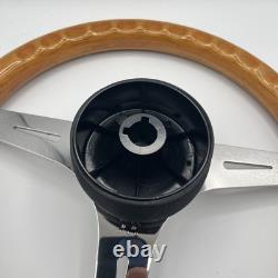 Gussi Italia Boat Model 301 Steering Wheel with Wood Rim Chris Craft Logo
