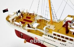 HMHS Britannic White Star Line Ocean Liner Ship Model 40 Handcrafted Wood/Metal