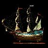 Hms Adventure Scale Model Handcrafted Wood Ship