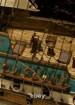 HMS Adventure Scale Model Handcrafted Wood Ship