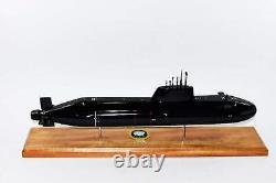 HMS Ambush (S120) Submarine Model, Royal Navy, 20, Scale Model, Mahogany