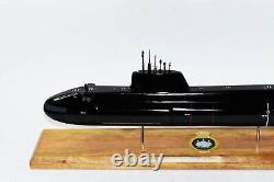 HMS Ambush (S120) Submarine Model, Royal Navy, 20, Scale Model, Mahogany