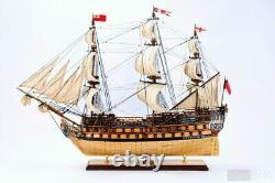 HMS Bellona Tall Sailing Ship Model 42 Handcrafted Wooden Ship Model Royal Navy