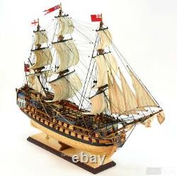 HMS Bellona Tall Sailing Ship Model 42 Handcrafted Wooden Ship Model Royal Navy