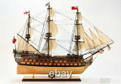 HMS Bellona Tall Sailing Ship Model 42 Handcrafted Wooden Ship Model Royal Navy