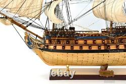 HMS Bellona Tall Sailing Ship Model 42 Handcrafted Wooden Ship Model Royal Navy