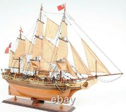 HMS Bounty 37 Large WOOD SHIP MODEL Assembled Display Nautical Merchant Vessel