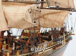 HMS Bounty 37 Large WOOD SHIP MODEL Assembled Display Nautical Merchant Vessel