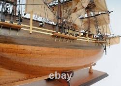 HMS Bounty 37 Large WOOD SHIP MODEL Assembled Display Nautical Merchant Vessel