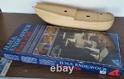 HMS Endeavour Bark 1768 wood model ship Artesania Latina Converted Collier