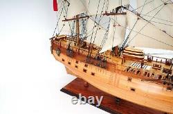 HMS Endeavour Open Hull SHIP MODEL 37 Display Wood Nautical Decor Collectible