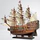 Hms Sovereign Of The Seas Wooden Model Ship 24 Handcrafted Christmas Gift Decor