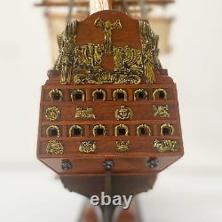 HMS Sovereign of the Seas Wooden Model Ship 24 Handcrafted Christmas Gift Decor