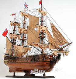 HMS Surprise Tall Ship 37 Wood Model Sale boat With Display Case Assembled