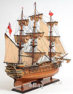 HMS Surprise Tall Ship 37 Wood Model Sale boat With Display Case Assembled