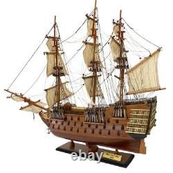 HMS Victory 1805 Model Warship English Royal Navy Handmade Wooden Birthday Gift