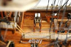 HMS Victory Admiral Nelson Flagship Tall Ship Wood Model Assembled