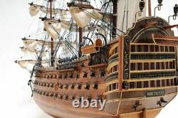 HMS Victory Admiral Nelson Flagship Tall Ship Wood Model Assembled