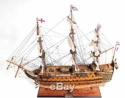 HMS Victory Admiral Nelson Tall Ship Copper Bottom 38 Wood Model Boat Assembled