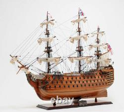 HMS Victory Lord Nelson's Flagship Wood Tall Ship Model 37 Fully Built Boat New