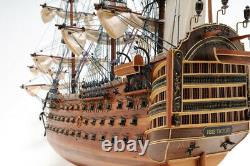 HMS Victory Lord Nelson's Flagship Wood Tall Ship Model 37 Fully Built Boat New