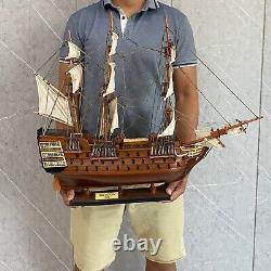 HMS Victory Model Tall Ship Boat 24 Replica Royal Navy Ships British Ship Model