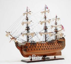 HMS Victory Tall Ship Wooden Scale Model Sailboat 30 Fully Assembled Boat New