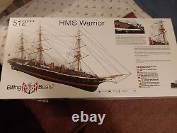 HMS Warrior Ship Model Billing Boats no. 512 Wooden Kit