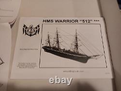 HMS Warrior Ship Model Billing Boats no. 512 Wooden Kit