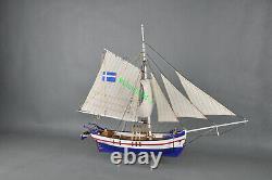 HOBBY Sweden Yacht Sailboat Scale 150 640mm 25 Wooden Boat Model kit Yuanqing