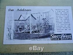 HO / HOn3 Sierra West Scale Models Foss' Landing AND a SW The Addison Boat