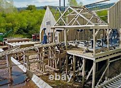 HO SCALE - Custom Model Railroad Layout SAWMILL